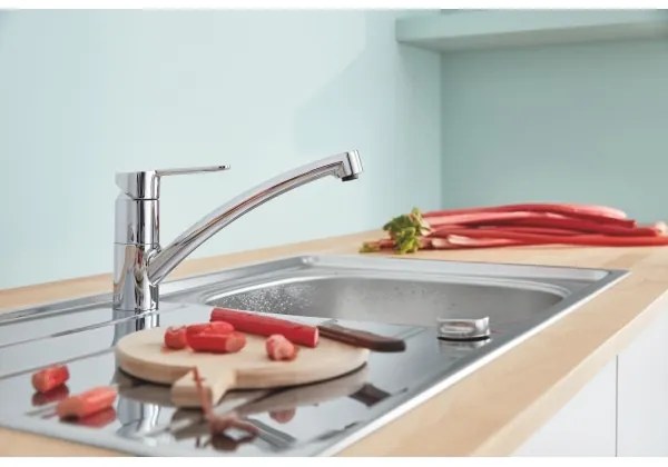 Baterie pentru chiuvetă GROHE BAUECO 31680000, crom lucios