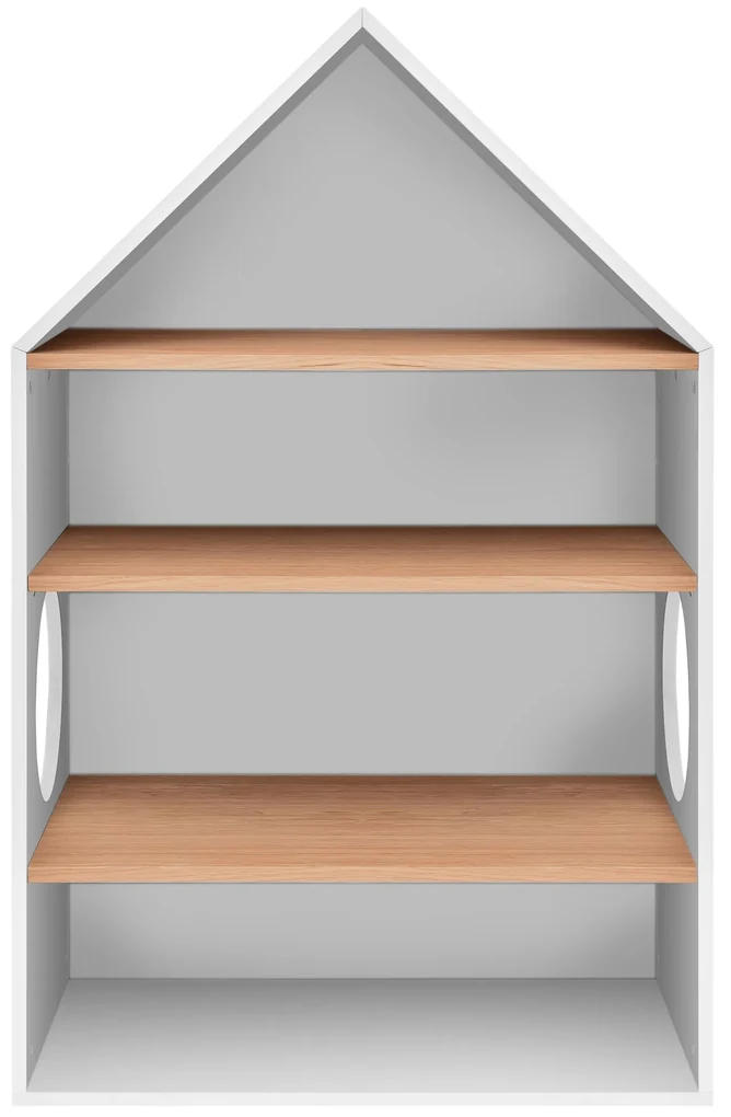Biblioteca pentru copii Culoare Alb / Stejar, NOMI