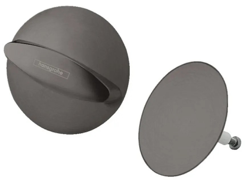 Set de scurgere si preaplin, crom negru periat Negru periat