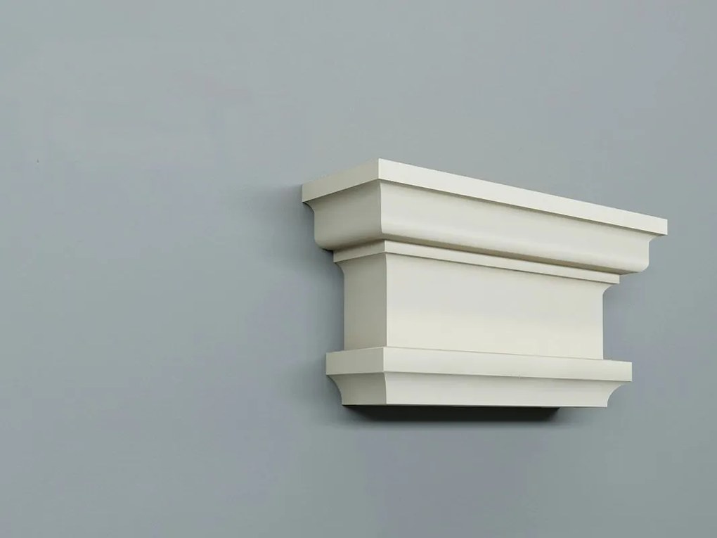Capitel pilastru decorativ de exterior WT02A - 25x8x36 cm