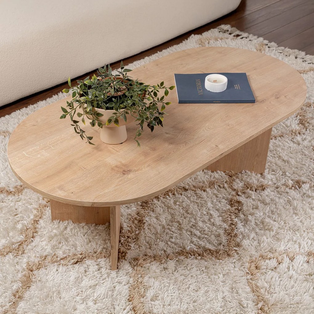 Măsuță de conferință Sable Sapphire Oak