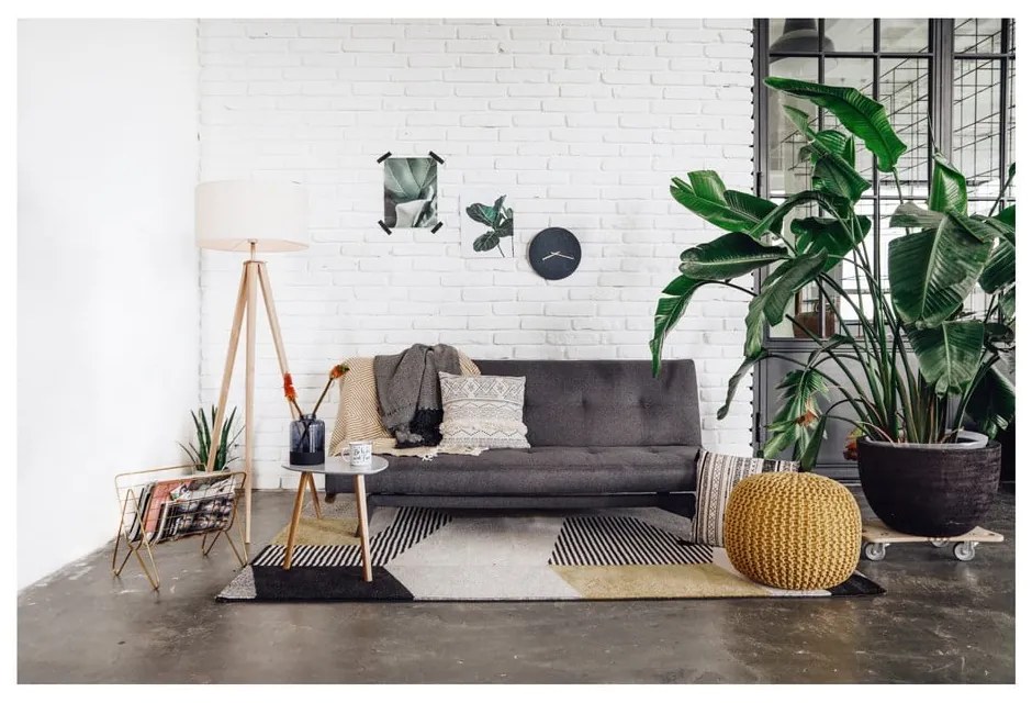 Puf Bonami Essentials, galben muștar