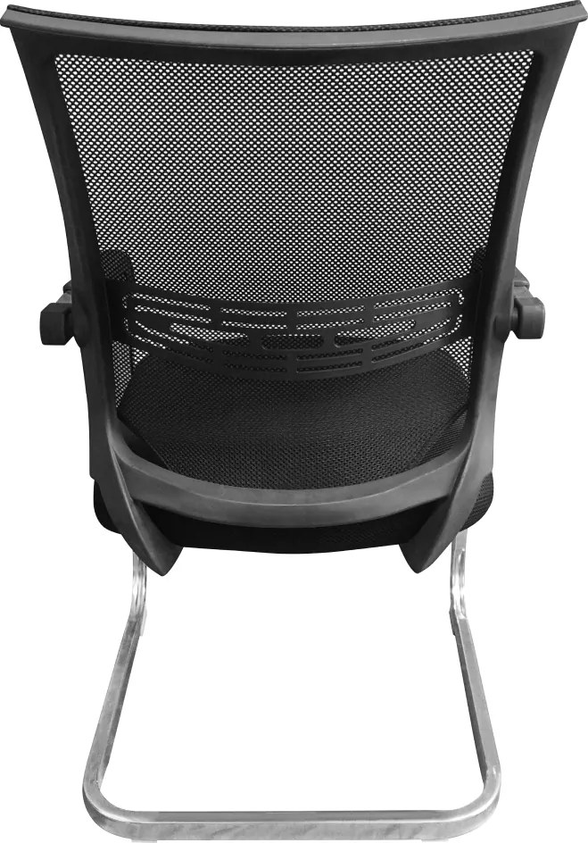 Scaun de conferinţe, negru, FAJE