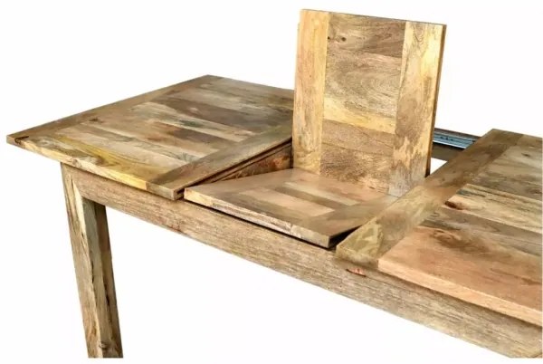 Masă pliabilă de sufragerie HINA 180x90 cm lemn masiv/manghier