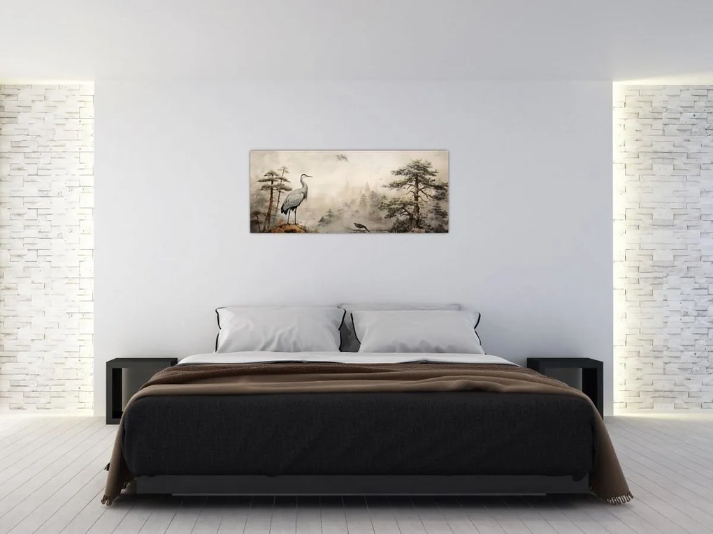 Tablou - Desen animat peisaj (120x50 cm)