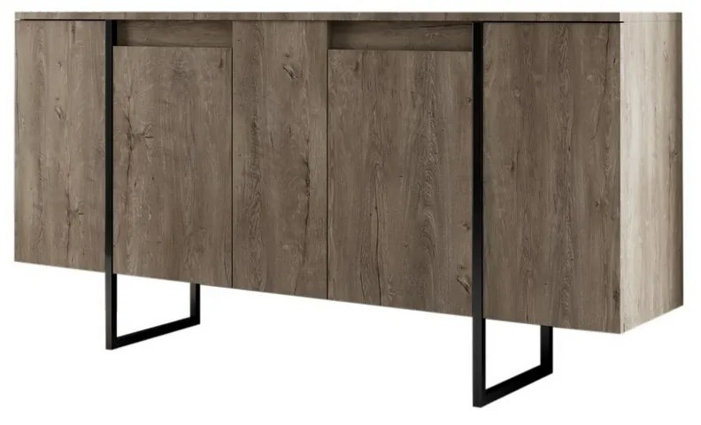 Dulap Luxe Walnut and Black