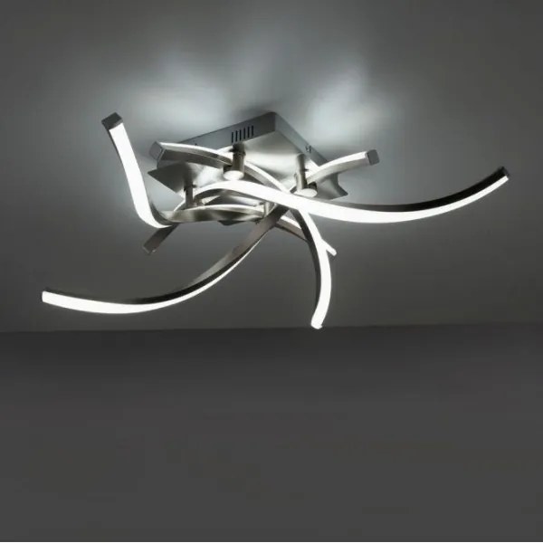 Lustră LED RGB dimabilă SWING LED/24,4W/230V Leuchten Direkt 11995-55 + telecomandă