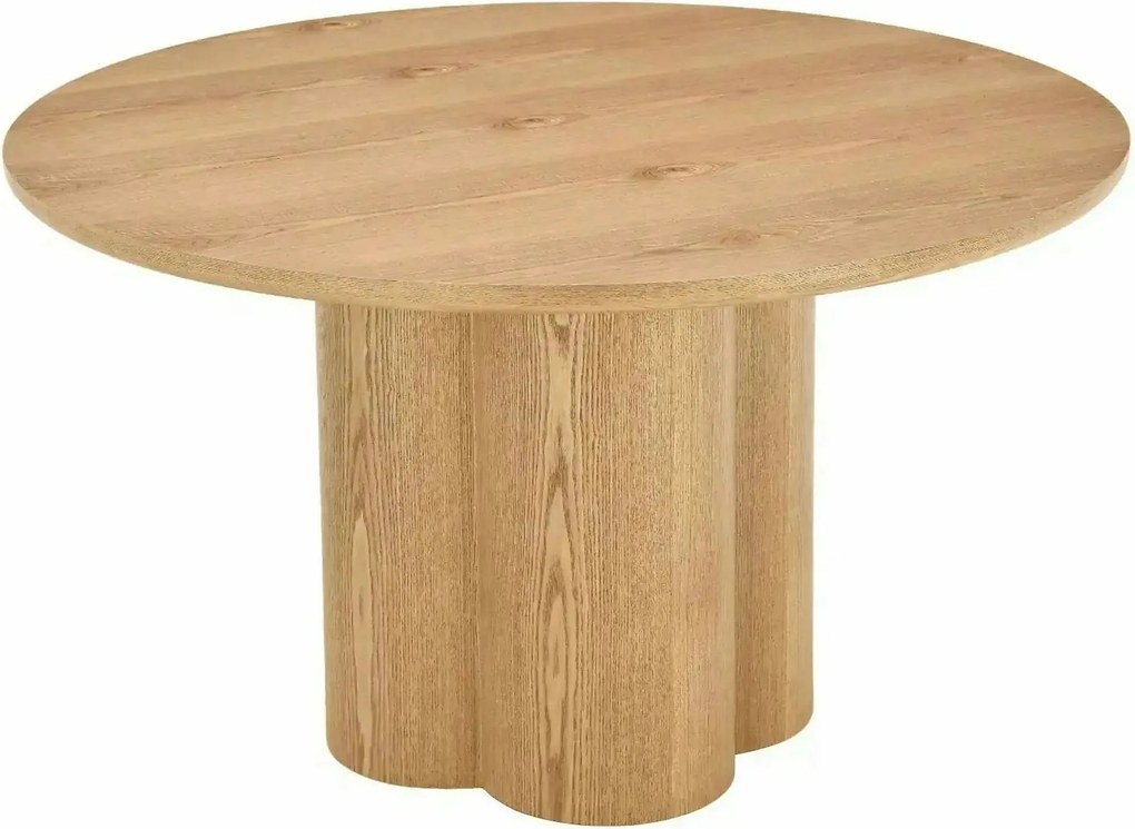 Masă ROSALIA, stejar, furnir/MDF, Ø120x74 cm