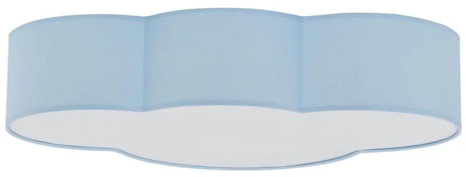 Brilagi - Plafonieră pentru copii NIMBUS 4xE27/15W/230V 46x63 cm, albastră