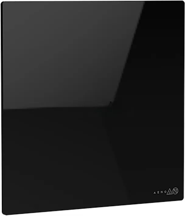 Convector electric de perete AENO AGH0012S, 500W, 12 m², LED, Wi-Fi, Senzori de inclinare si cadere, IP24, Negru