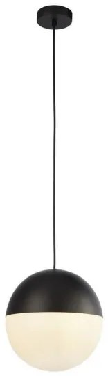 Lustră pe cablu ENDOR 1xE27/40W/230V neagră Searchlight 24181BK