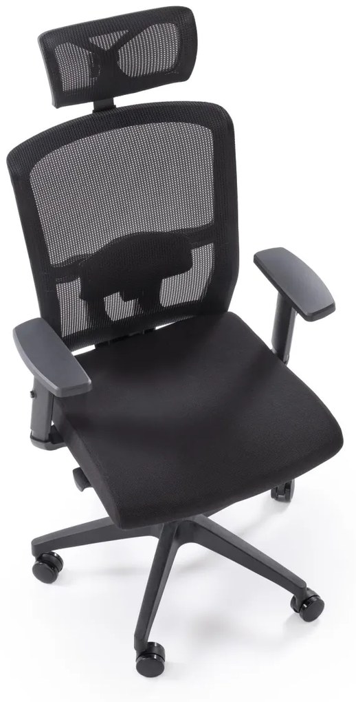 Scaun de birou Mason negru H130 cm