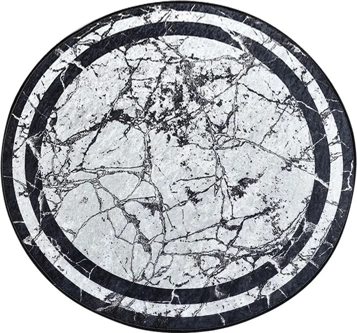 Covor, Marmor DJT, Alb/Negru