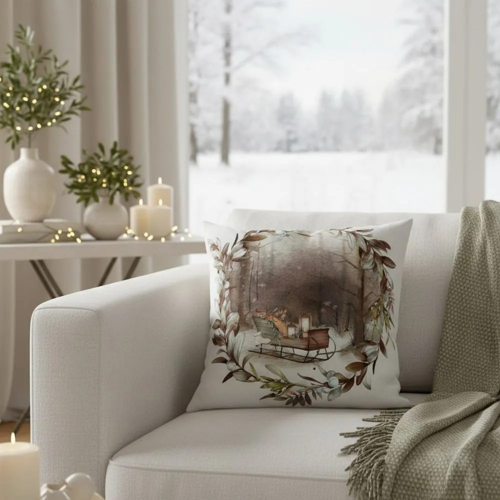 Husă de pernă decorativă de Crăciun