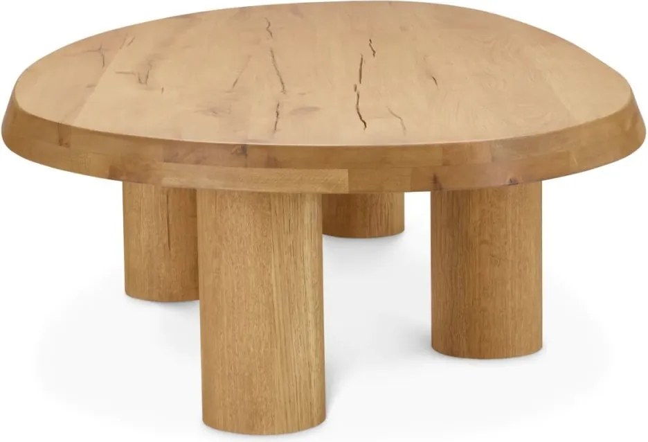 Masuta de cafea din lemn design LUX Prelude, Reclaimed oak