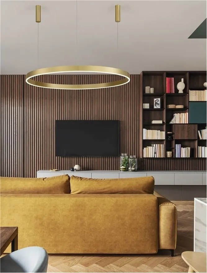 Lustra LED dimabila design circular MOTIF D-120cm
