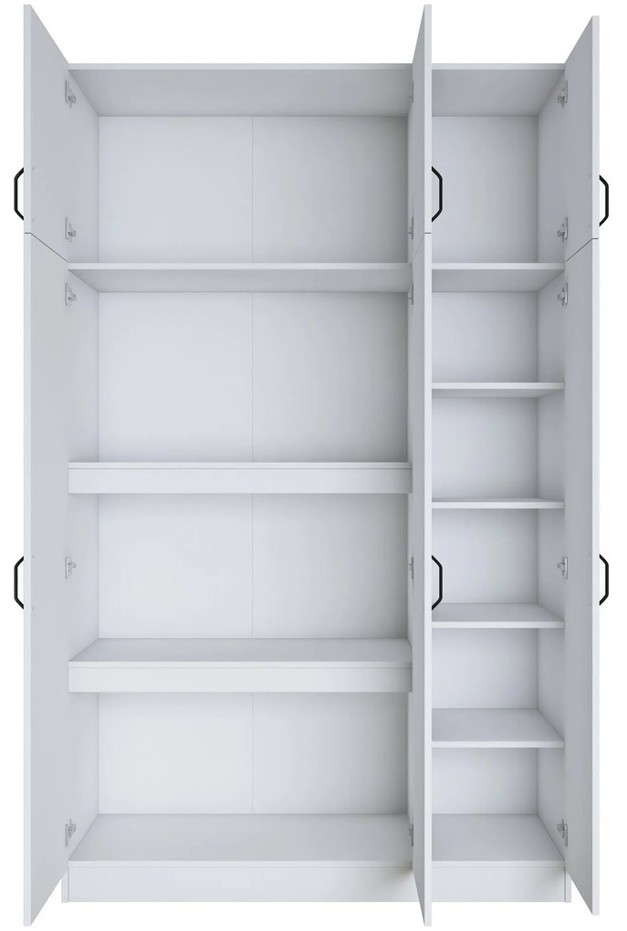 Dulap cu rafturi Bafaretta 4 (alb). 1106725