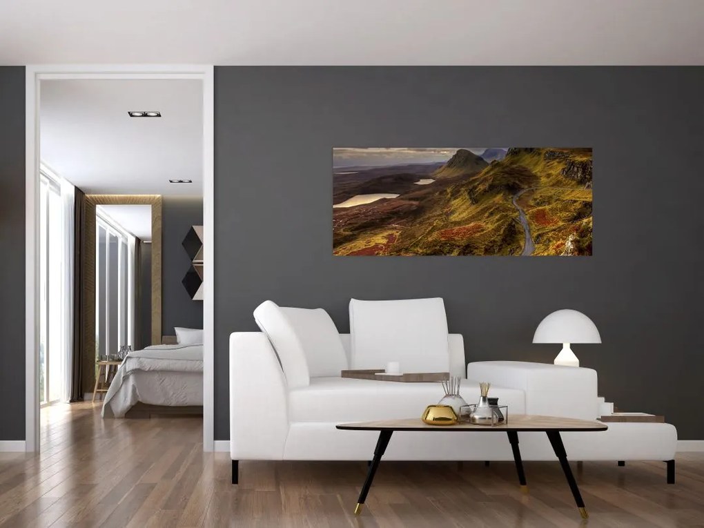 Tablou cu munții din Scoția (120x50 cm)