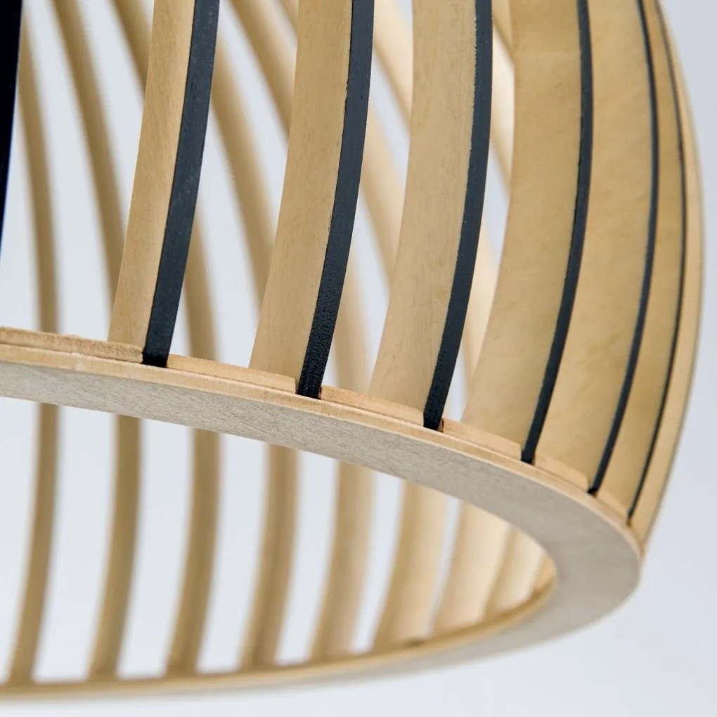 Lustra/Pendul modern din lemn stil scandinav ERIK D-45cm