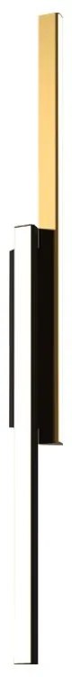 Aplica LED, Design Liniar, 26W 3000K BLACK-BRASS ZB-2560