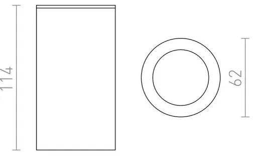 Spot MOMA 1xGU10/35W/230V alb RED-Design Rendl-R12043