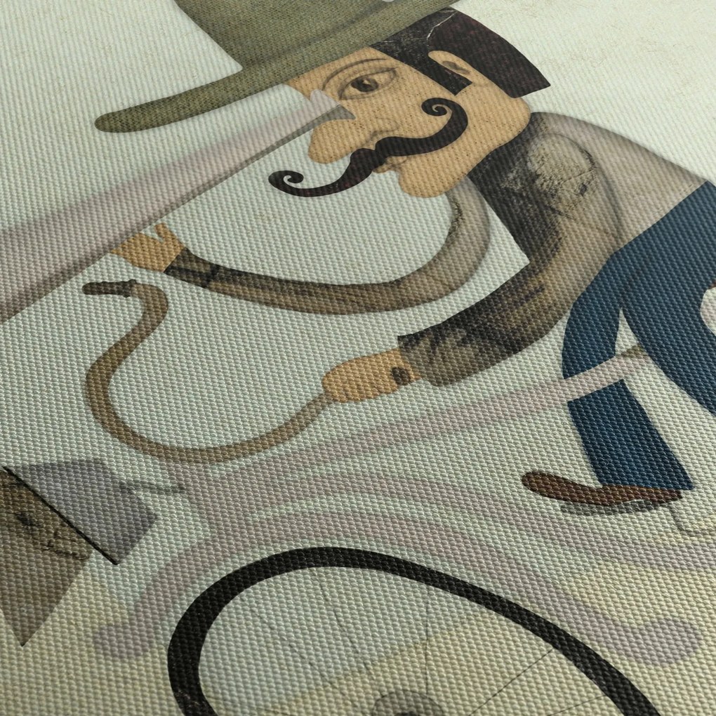 Tablou - Astronom pe bicicletă (90x60 cm)