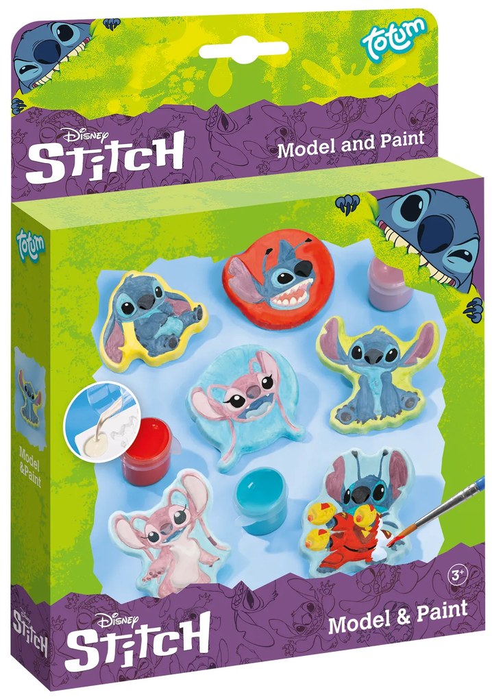 SET MODELEZ SI PICTEZ - STITCH & ANGEL - TOTUM (TT700185)