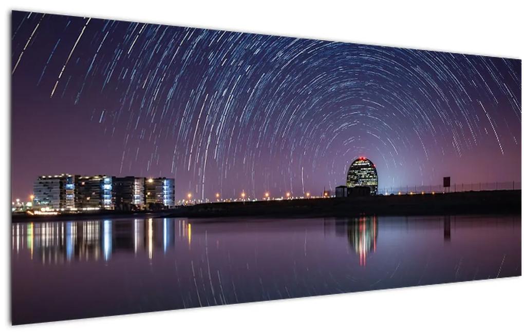 Tablou cu cerul nocturn și stele (120x50 cm), în 40 de alte dimensiuni noi