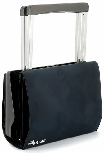 Geantă de cumpărături Rolser Plegamatic Original MF, cu role, gri închis