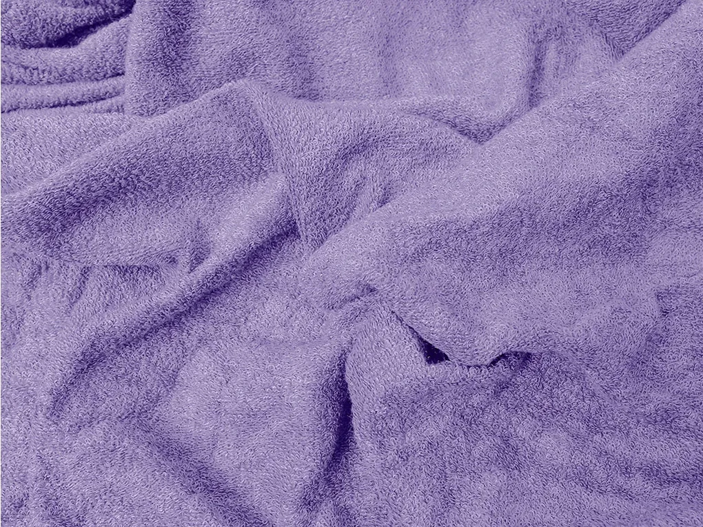 Cearsaf Frotir cu elastic EXCLUSIVE 140x200 cm mov deschis