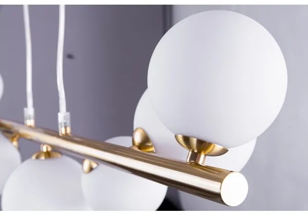 Azzardo AZ4409 - Candelabru pe cablu SYBILLA 7xG9/25W/230V auriu