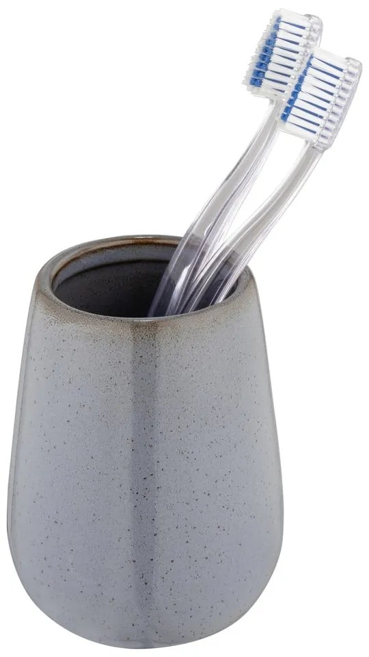 Suport pentru periuța de dinți gri din ceramică Sirmione – Wenko