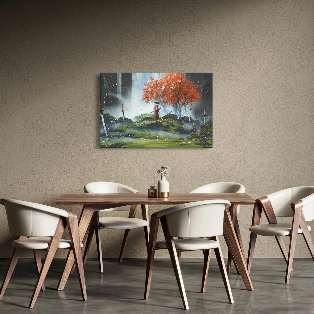 Tablou - Ilustrație a Grădinii de săbii (90x60 cm)