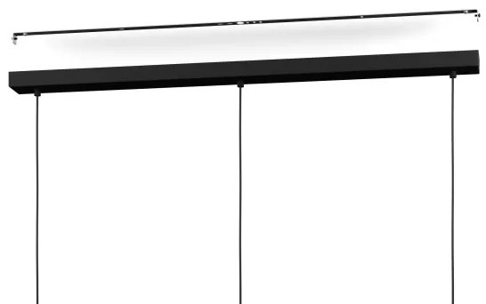 Lustră pe cablu Eglo 390104 BULCIAGO 3xE27/40W/230V fumuriu