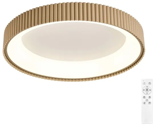 Brilagi - Plafonieră LED dimabilă FALCON MODERN, 54W, 230V, 60 cm, bej + telecomandă