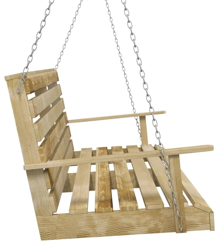 Banca balansoar, 155x65x60 cm, lemn tratat de pin