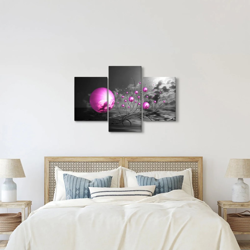 Tabloul bilelor roz (90x60 cm)