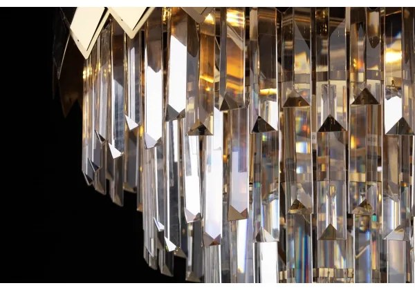 Lustră pe tijă CARISMA 9xE14/40W/230V auriu