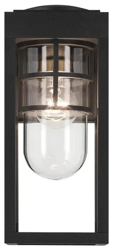 Kichler KL-HONE-S-BKT - Aplică de perete pentru exterior HONE S, 1xE27/60W/230V, IP44