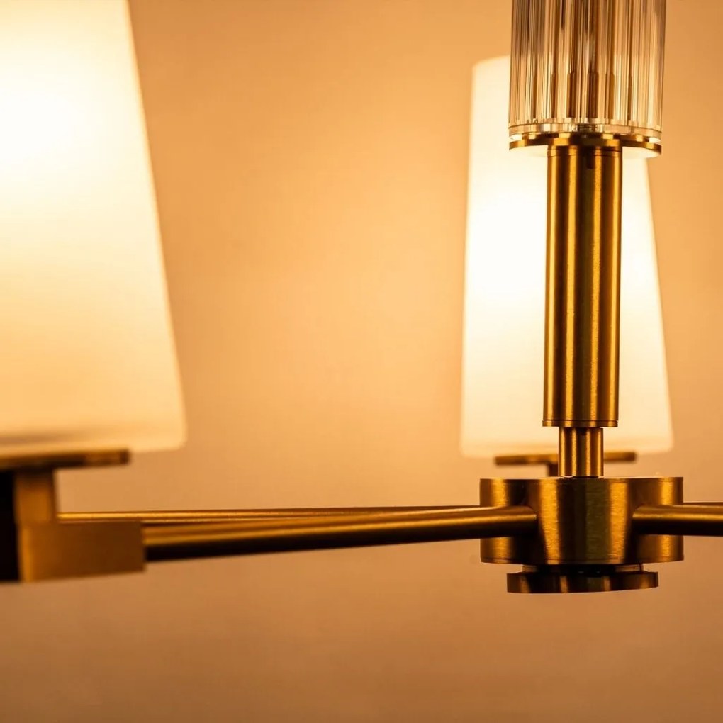 Candelabru elegant cu 5 brate VINCENZA alama periata
