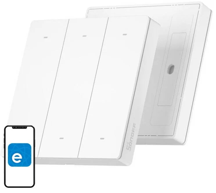 Intrerupator de Perete pentru Scene Inteligente Sonoff R5 Alb