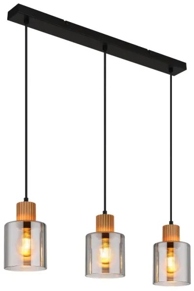 Globo 15768-3 - Lustră suspendată cu cablu ALEIDIS 3xE27/25W/230V