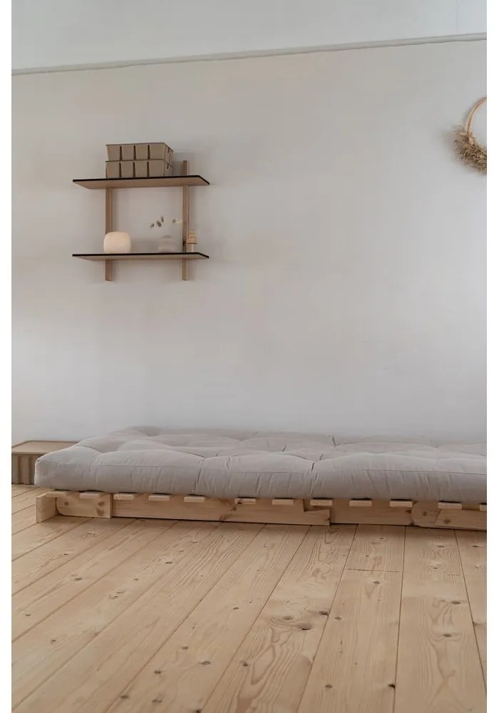 Fotoliu variabil KARUP Design Roots Raw/Olive Green, verde