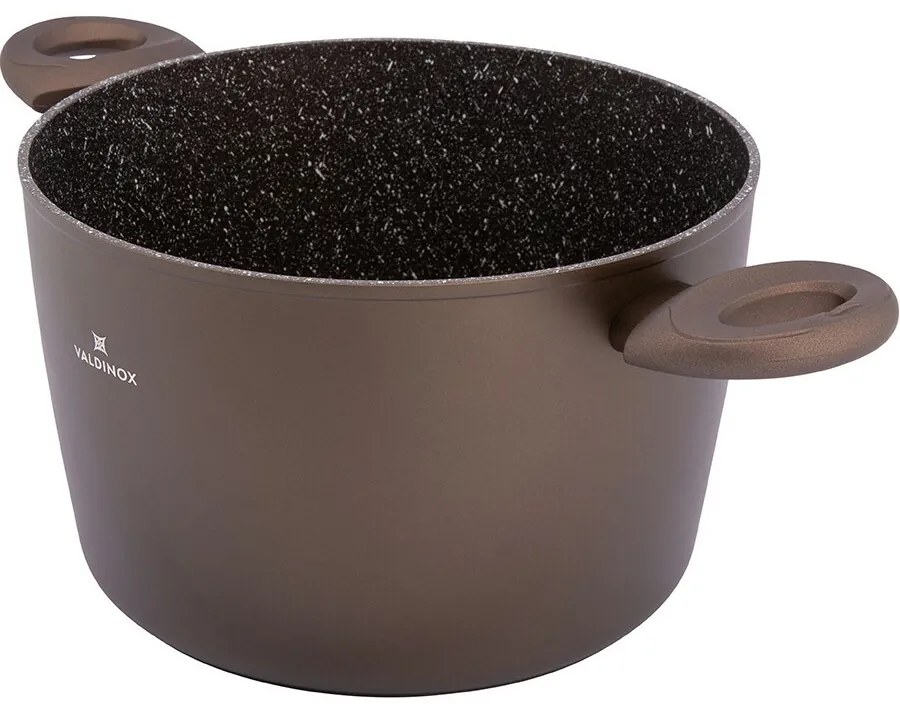 Valdinox Aurum Cratiță cu suprafață antiaderentă cu capac, 24 cm, 6 l