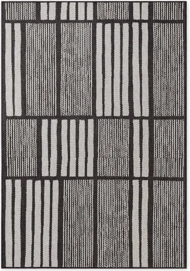 Covor pentru exterior și interior negru/crem 120x170 cm Haringey Allington – Ted Baker