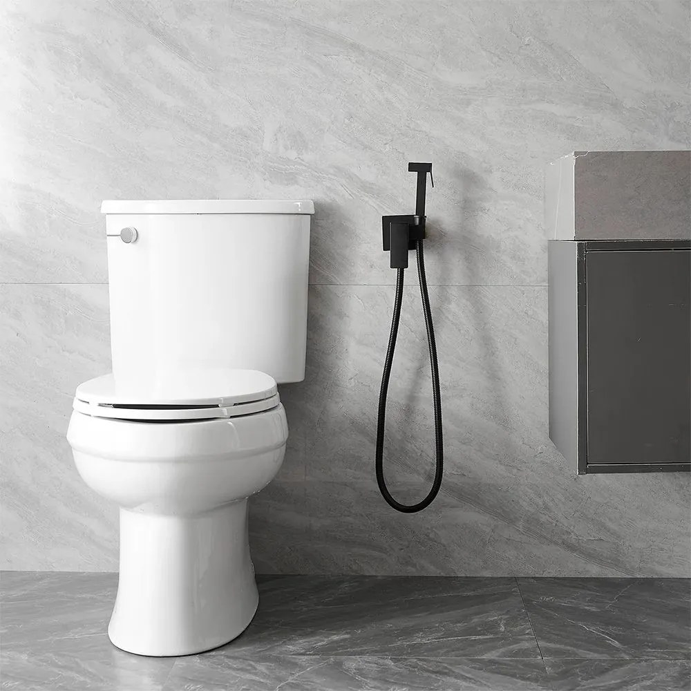 Dus Igienic pentru Bideu Rea Fenix Black