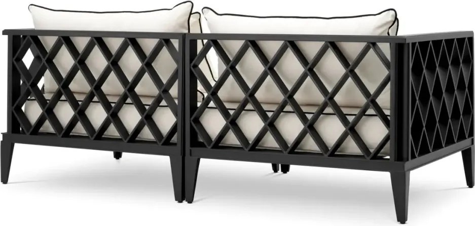 Canapea pentru interior si exterior Ocean Club S, negru, 119906 HZ