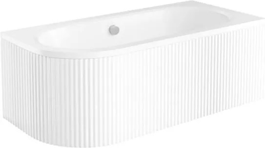 Masca frontal cada 170x75 cm, cu riflaje, alba, Besco Avita