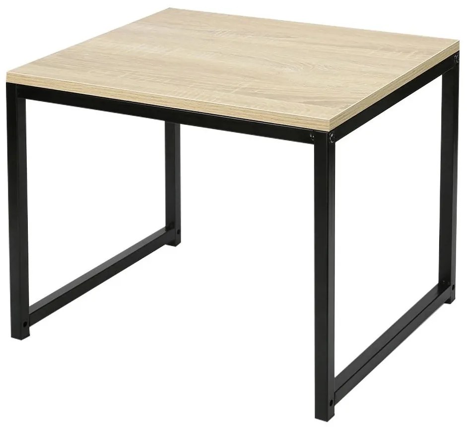 Set 2 buc măsuțe cafea Hustler Typ 2 (Stejar sonoma + negru). 1075388