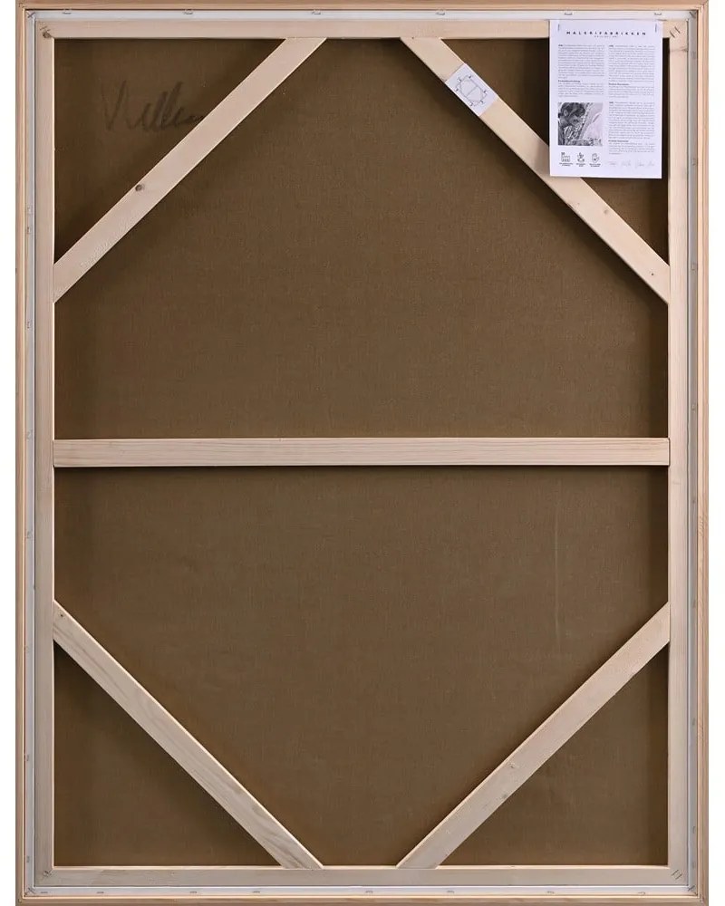 Tablou pictat manual 90x120 cm Wild Horizon Gold – Malerifabrikken